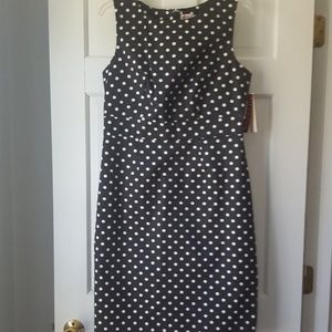 Polka Dot Sheath Dress